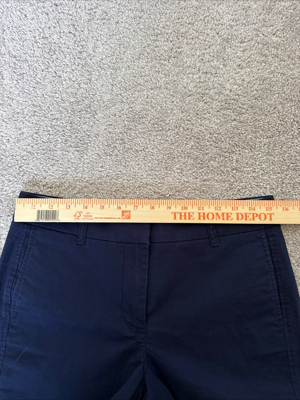 J Crew Tailored Womens Shorts Navy Blue Sz 6 Dressy Preppy Nautical - Picture 6 of 6